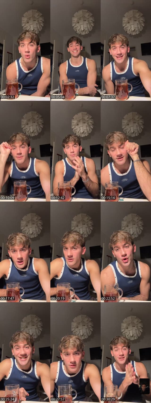 TikTok live: tecito pre salir 😁 by @agustincogorno