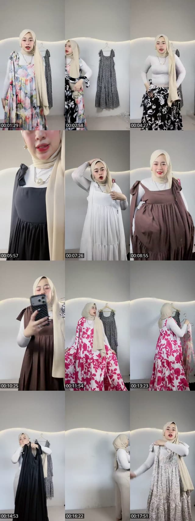 TikTok live: Dress Outfit Pantai by @maezula