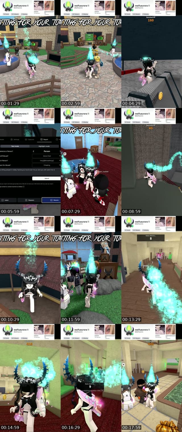 TikTok live: 18+ Roblox gaming by @au1roraii
