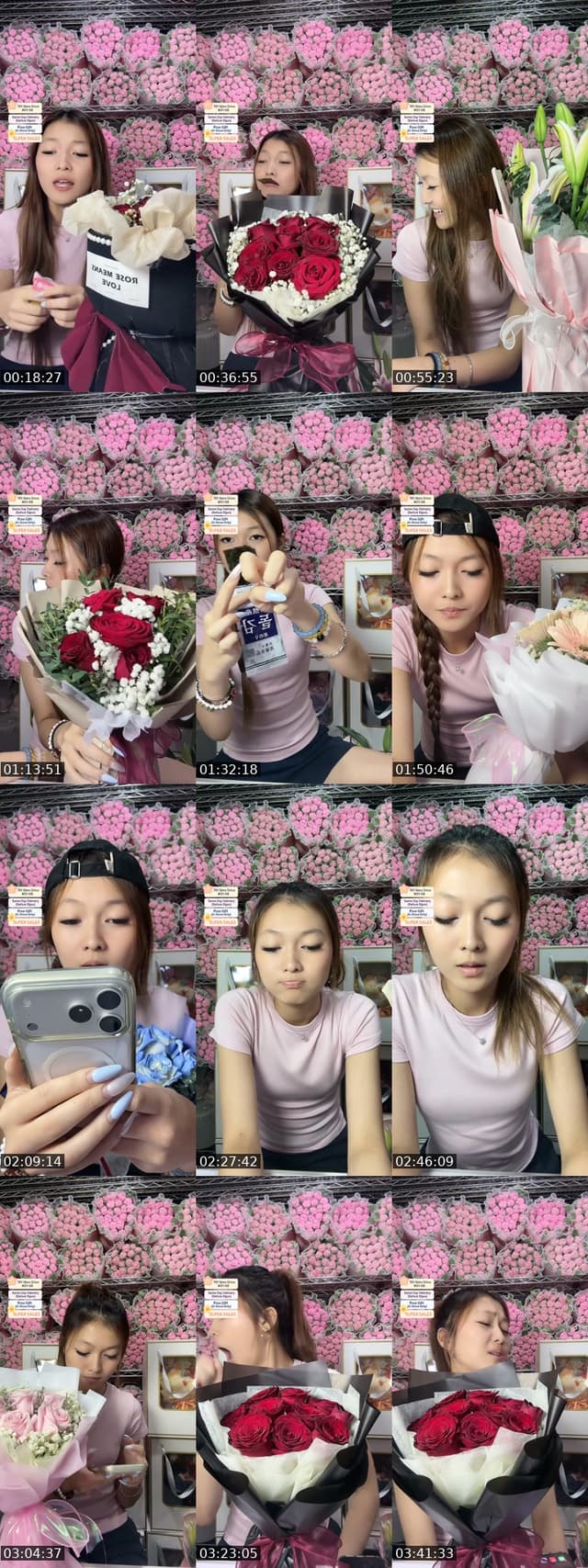 TikTok live: Flower Bouquet Sales by @flowersuppliersingapore