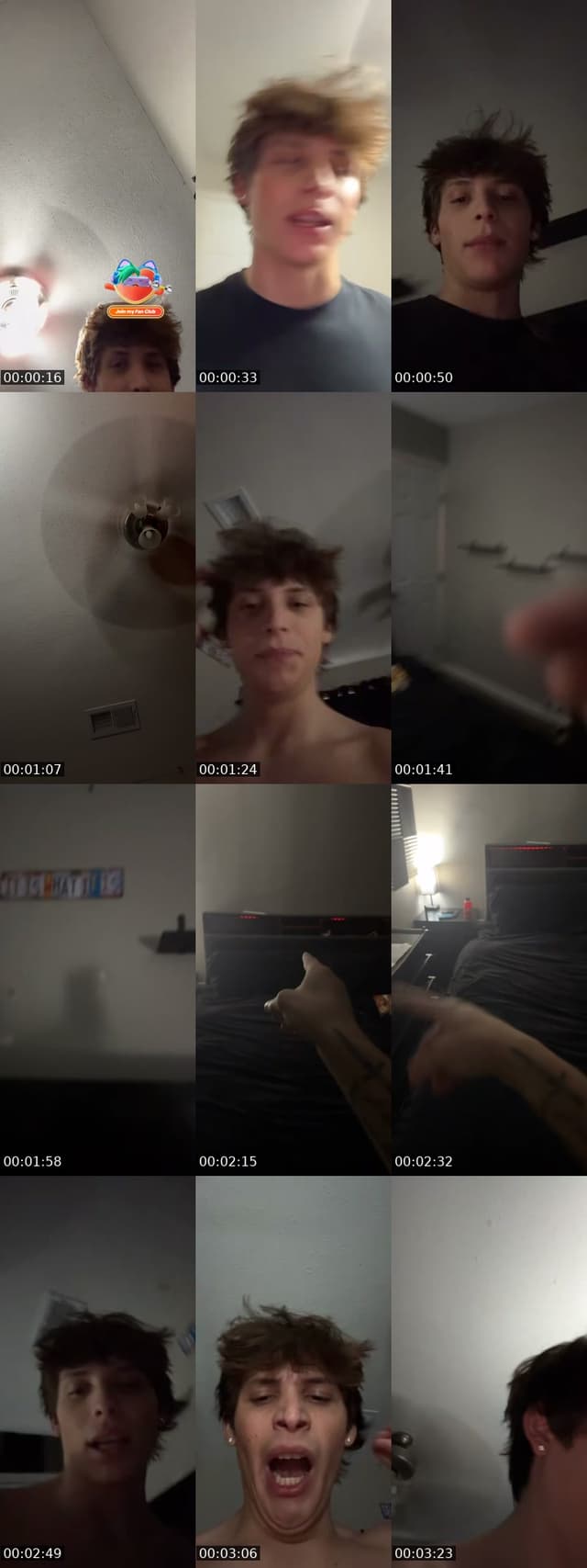 TikTok live: packing by @theyhategavinn