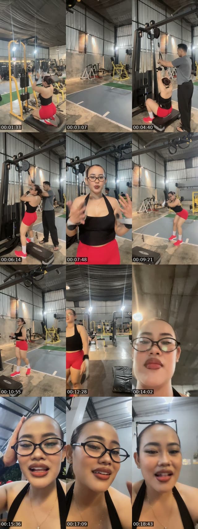 TikTok live: Gym time by @callmeseno12
