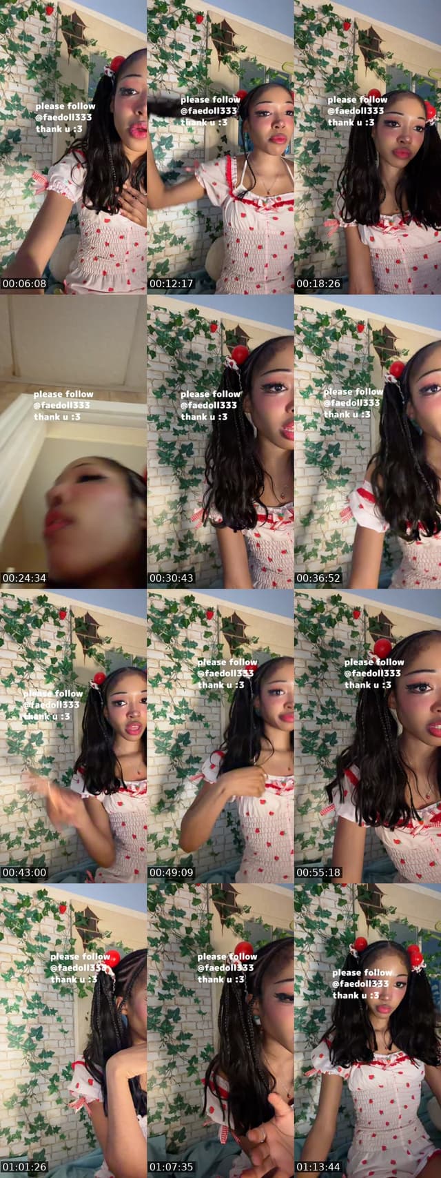 TikTok live: fun tiny little cute dance gift by @faebabie333