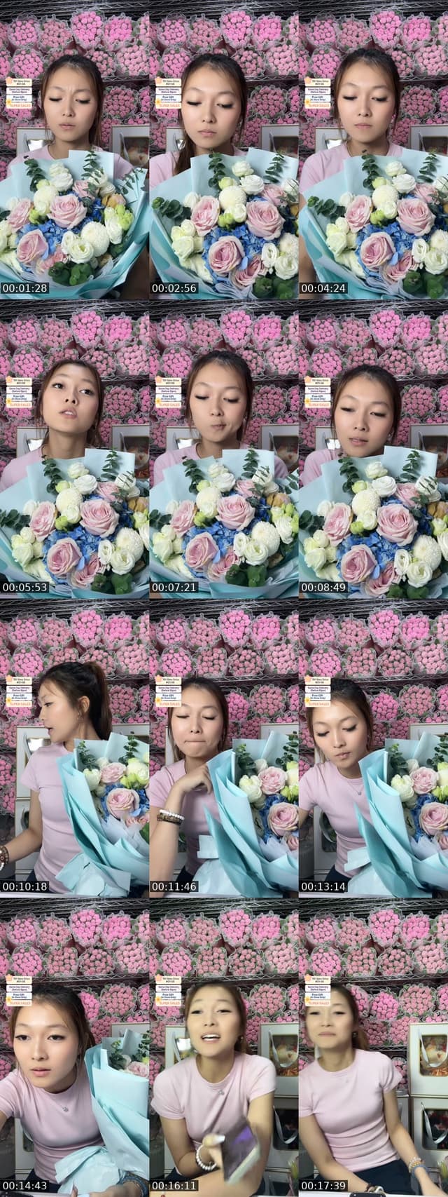 TikTok live: Flower Bouquet Sales by @flowersuppliersingapore