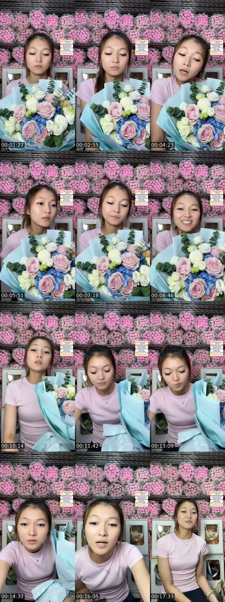 @flowershopsg TikTok live stream