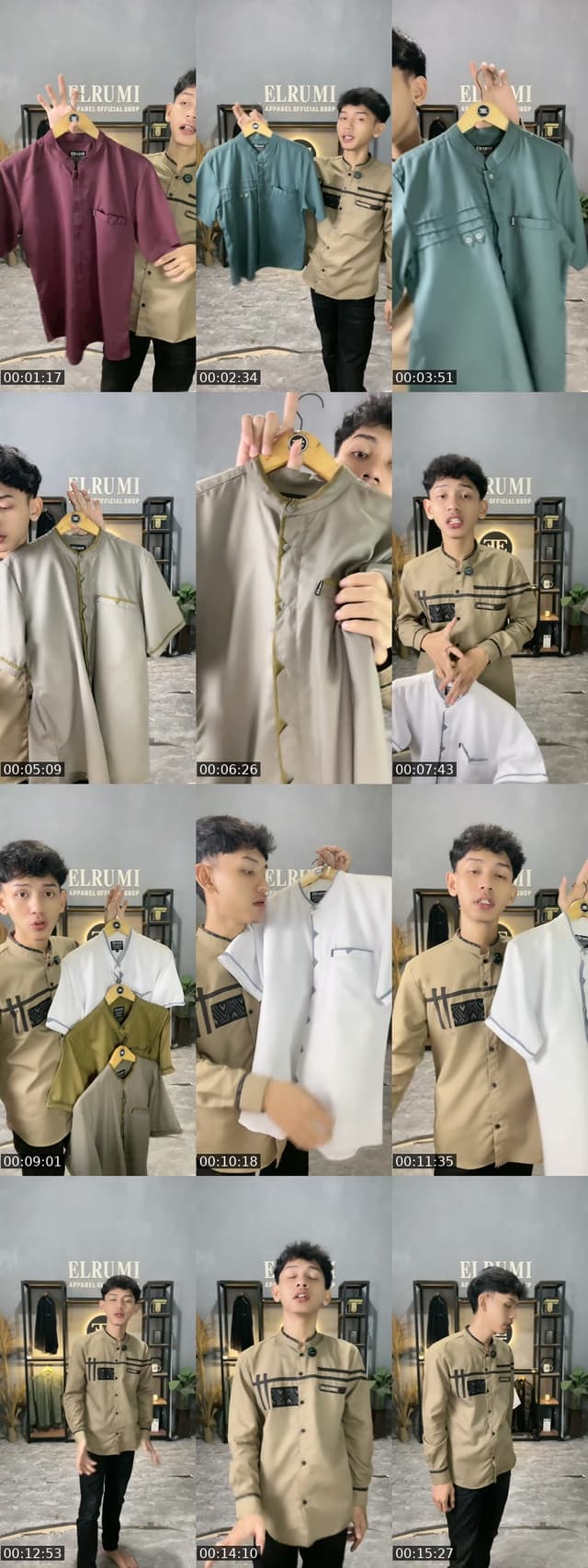 TikTok live: Promo baju koko pria by @elrumi_apparel_official