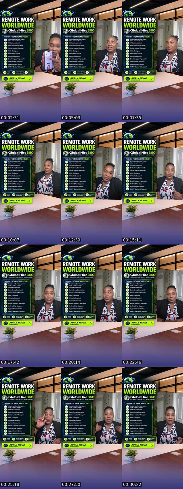 TikTok live: Remote Work from Anywhere by @globalhire360