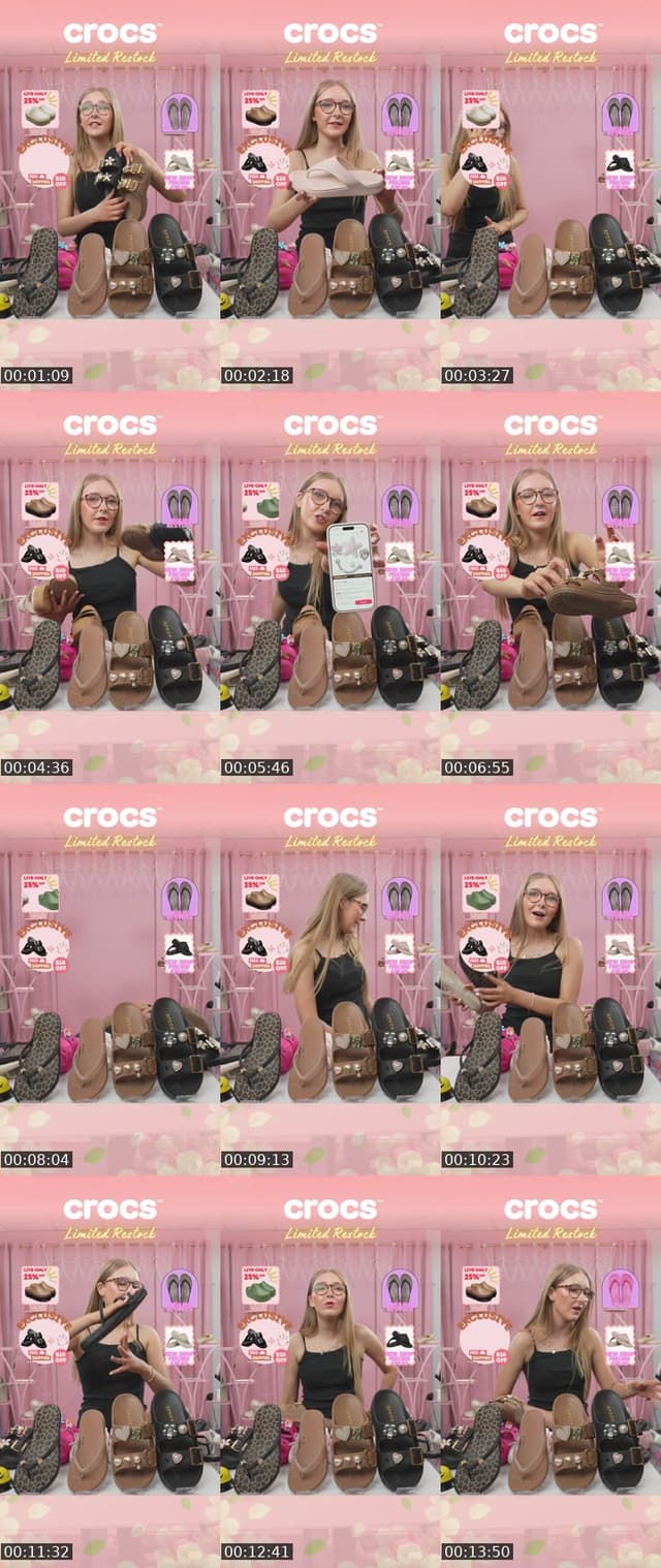 TikTok live: 🔥 Clearance Mega Live by @crocsshop_us