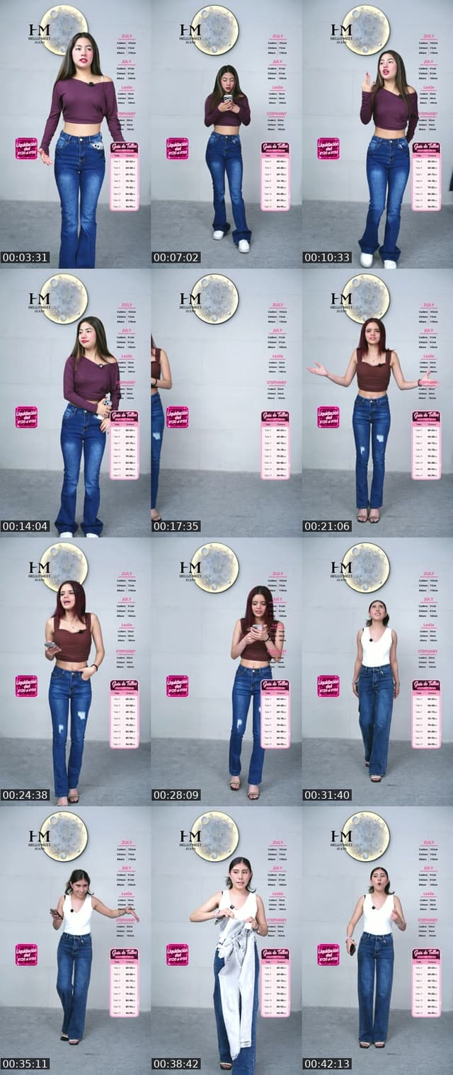 TikTok live: Summer Hot Sale 🌴🔥 by @hellomeet_jeans