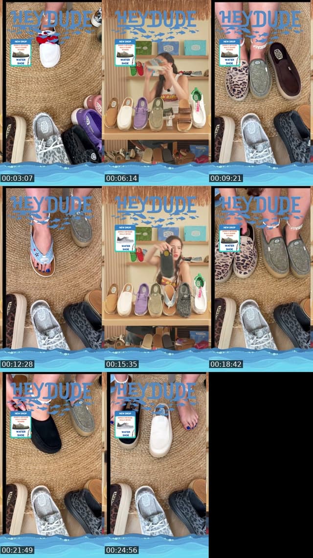 TikTok live: END OF MONTH SALE TODAY! by @heydudeshop_us