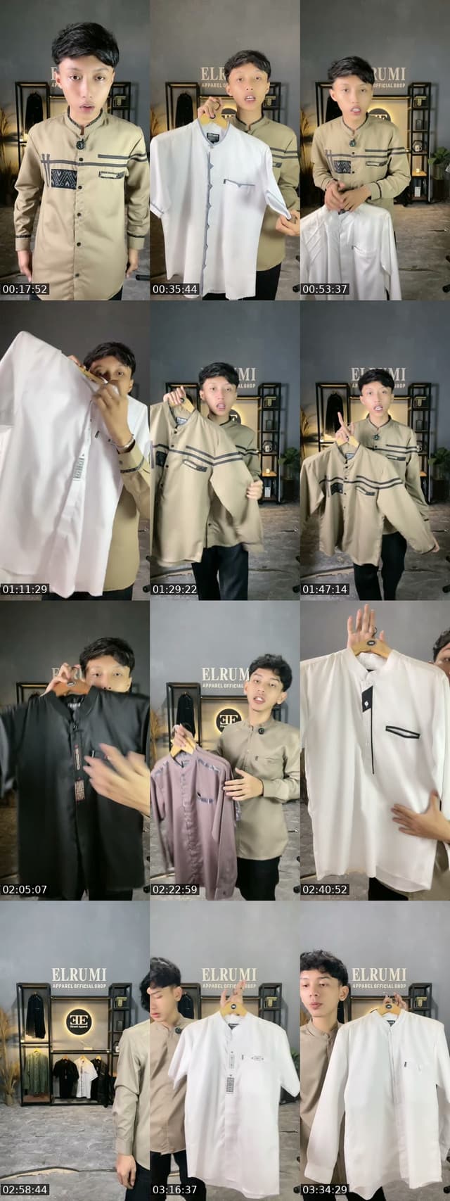 TikTok live: Promo baju koko pria by @elrumi_apparel_official