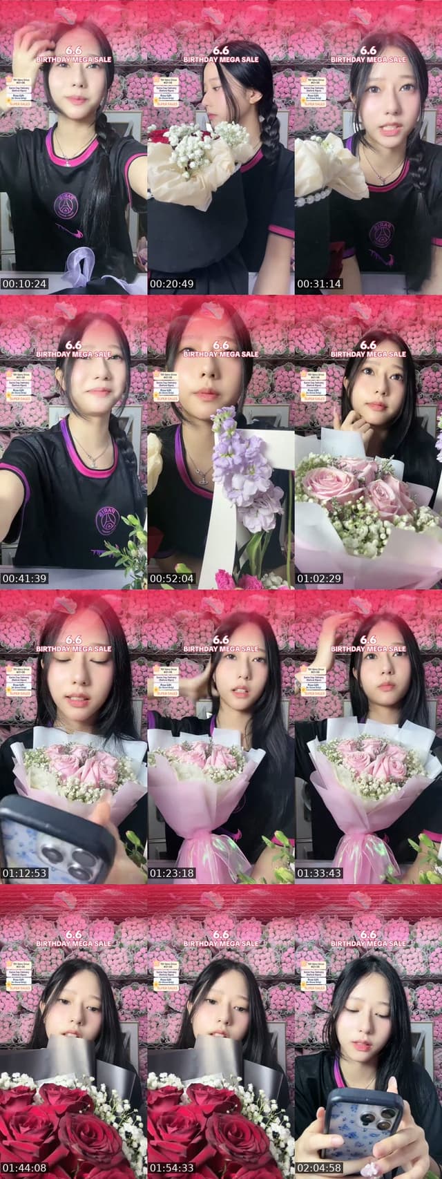 TikTok live: Flower Bouquet Sales by @flowersuppliersingapore
