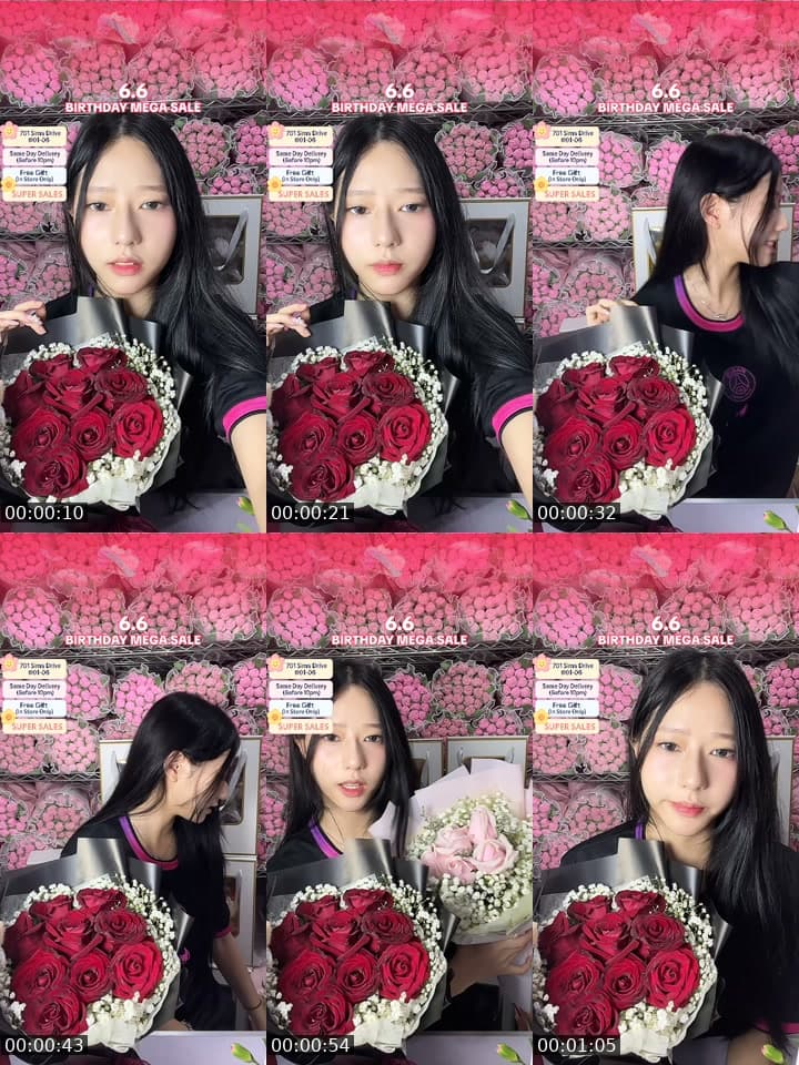 @flowersuppliersg TikTok live stream
