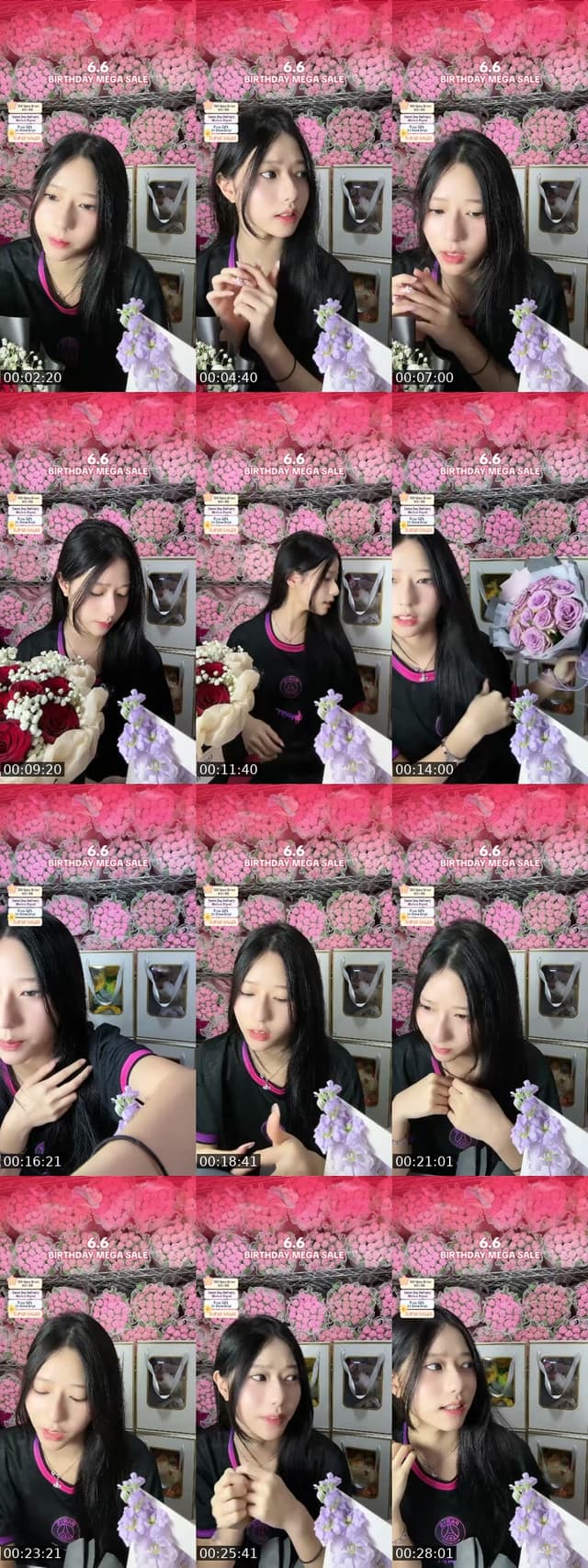 TikTok live: Mid Year Mega Sales by @singaporeflorist