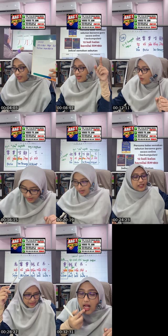 TikTok live: 3 AYAT MUDAH ZERO MANDARIN by @cikgumandarinzazah