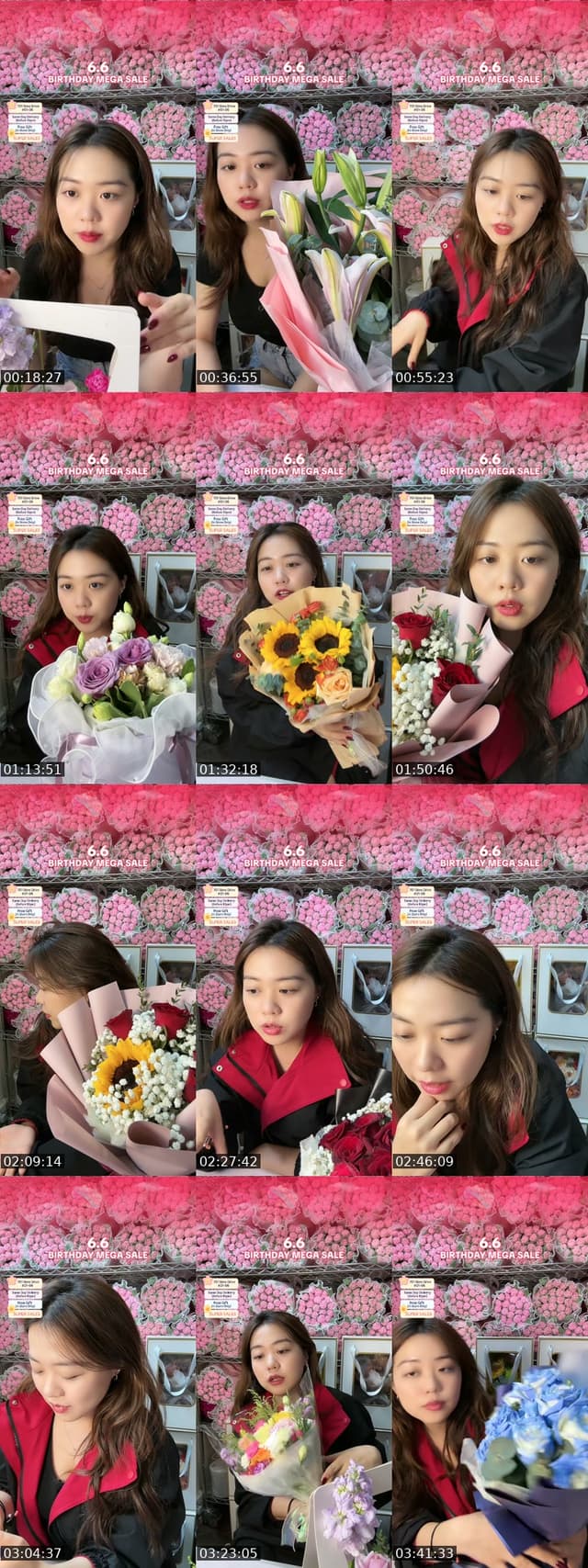 TikTok live: Mid Year Mega Sales by @singaporeflorist