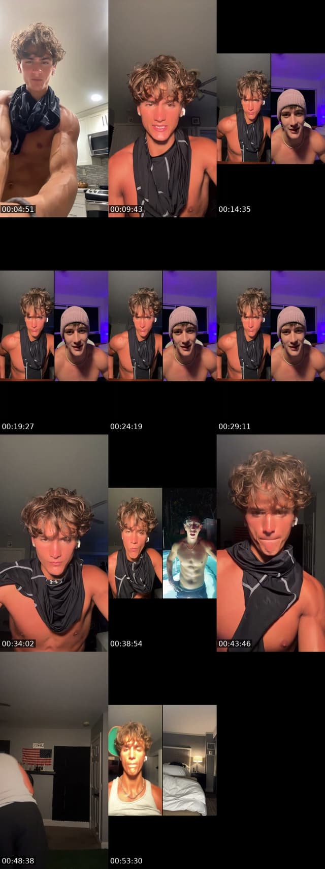 TikTok live: GYM DARES!! by @nouhrobinson