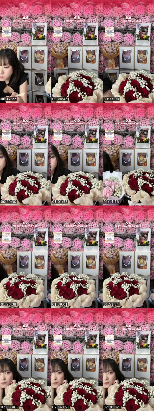 TikTok live: Mid Year Mega Sales by @singaporeflorist