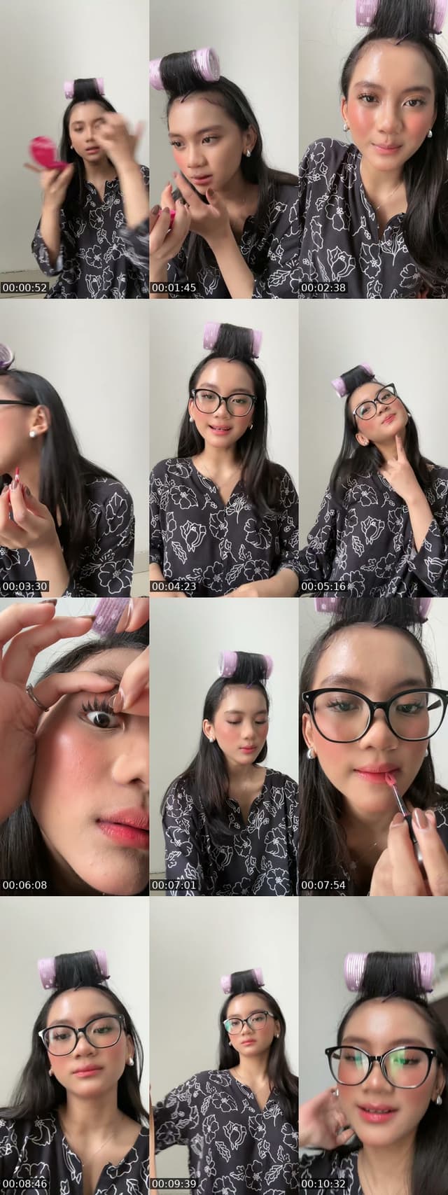 TikTok live: grwm temenin makeup by @aawkacin