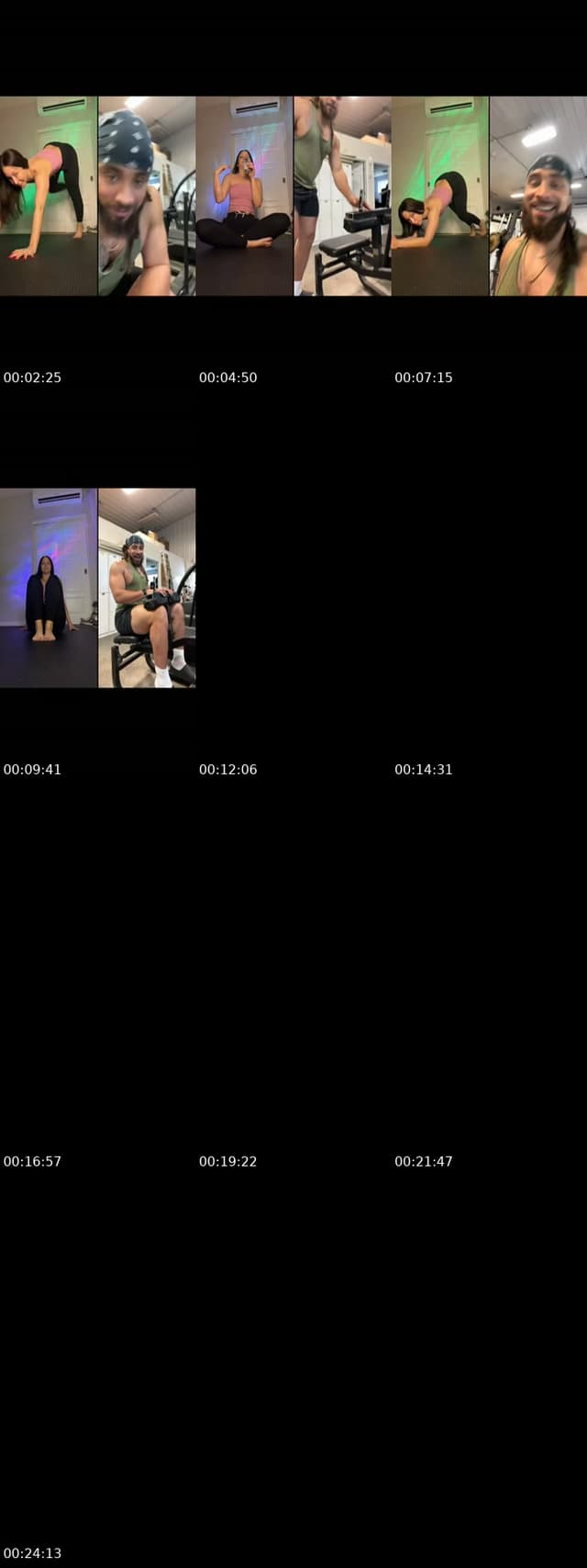 TikTok live: yoga stretch by @fitwithwendy