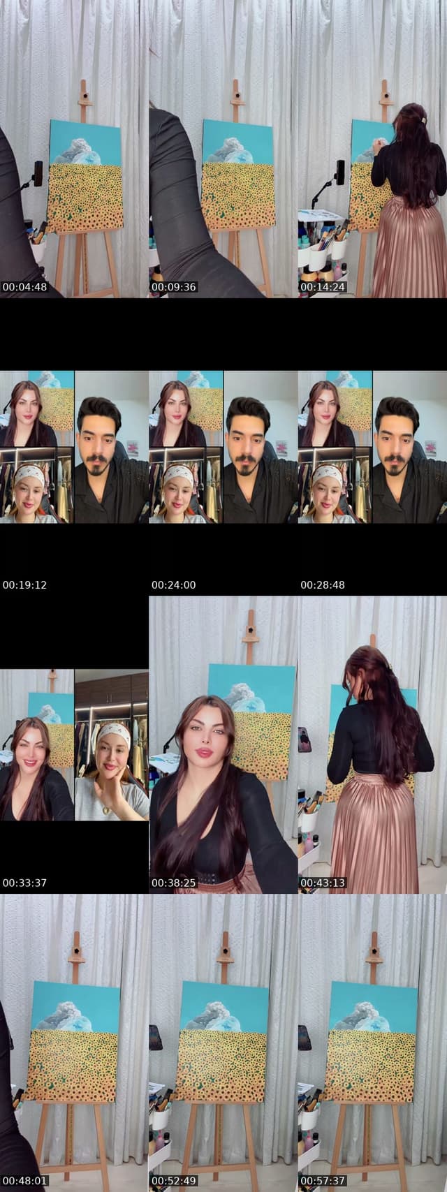 TikTok live: painting  chill 🎨 اهلاً by @nona_life