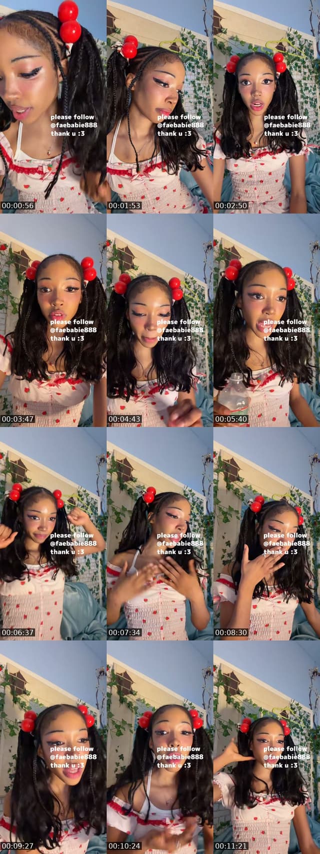TikTok live: fun tiny little cute dance gift by @faebabie333