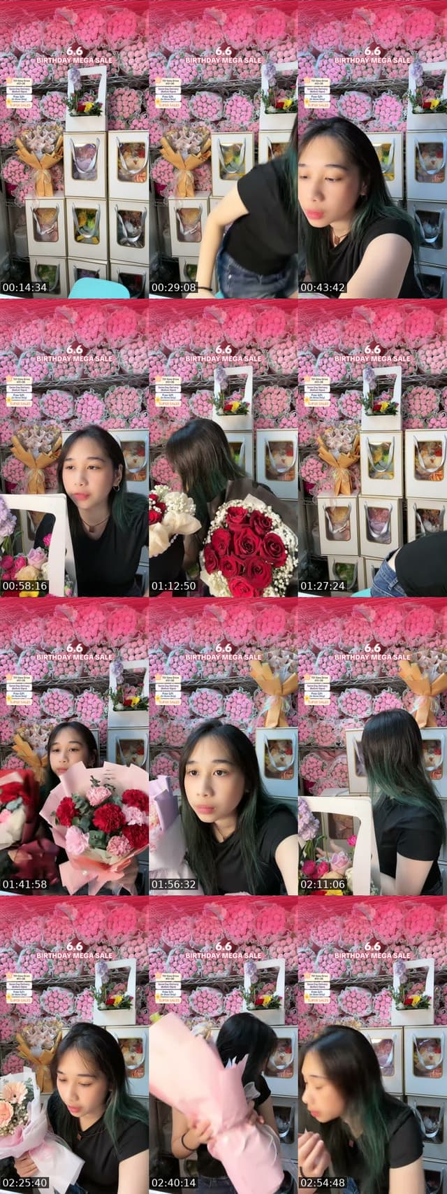 TikTok live: Mid Year Mega Sales by @singaporeflorist