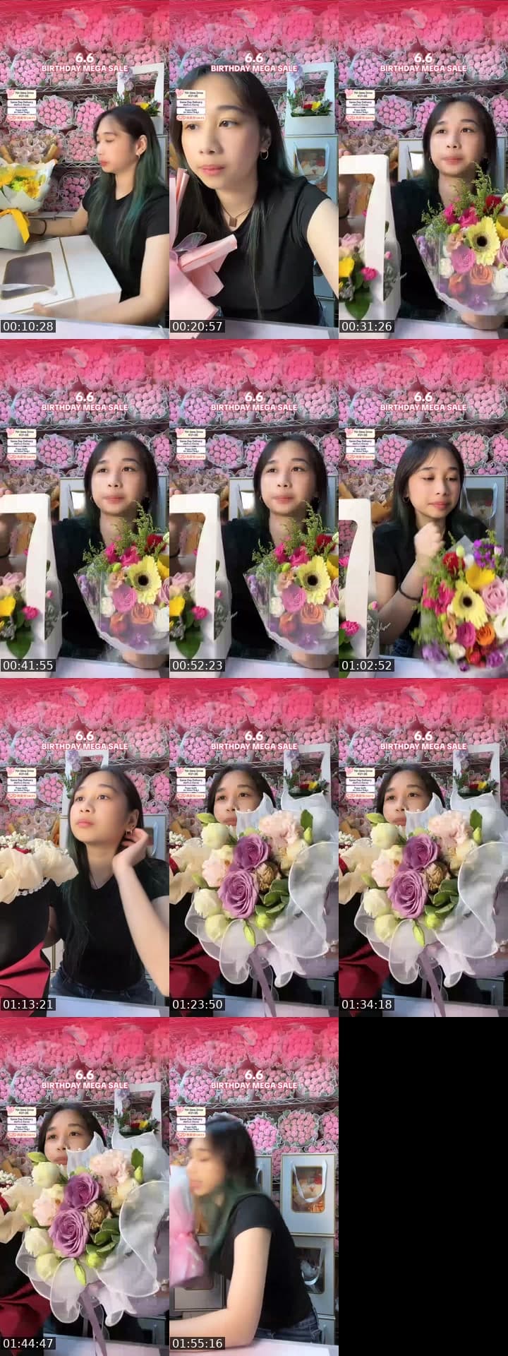 Live Sales Flower