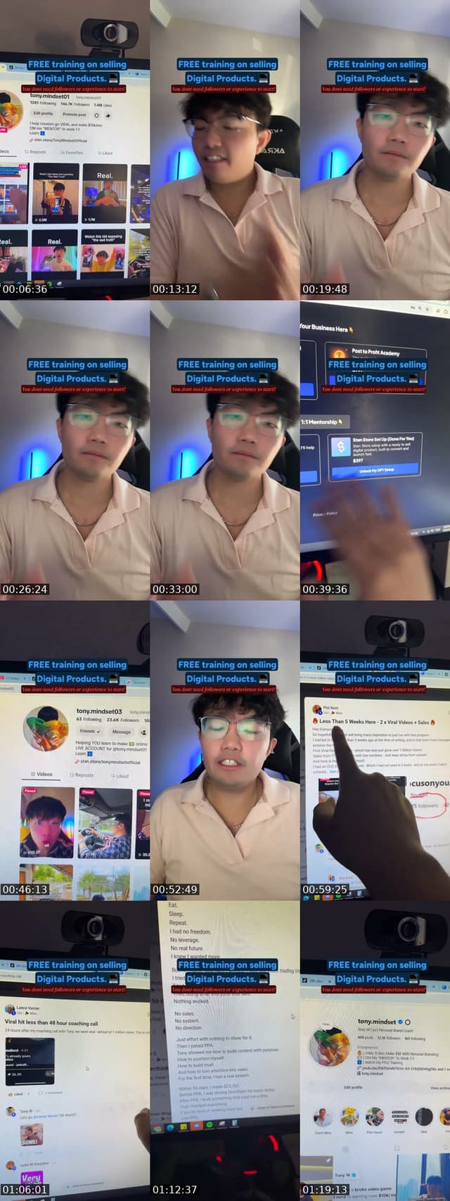 TikTok live: Escape the rat race 💰📲 by @tony.mindset01