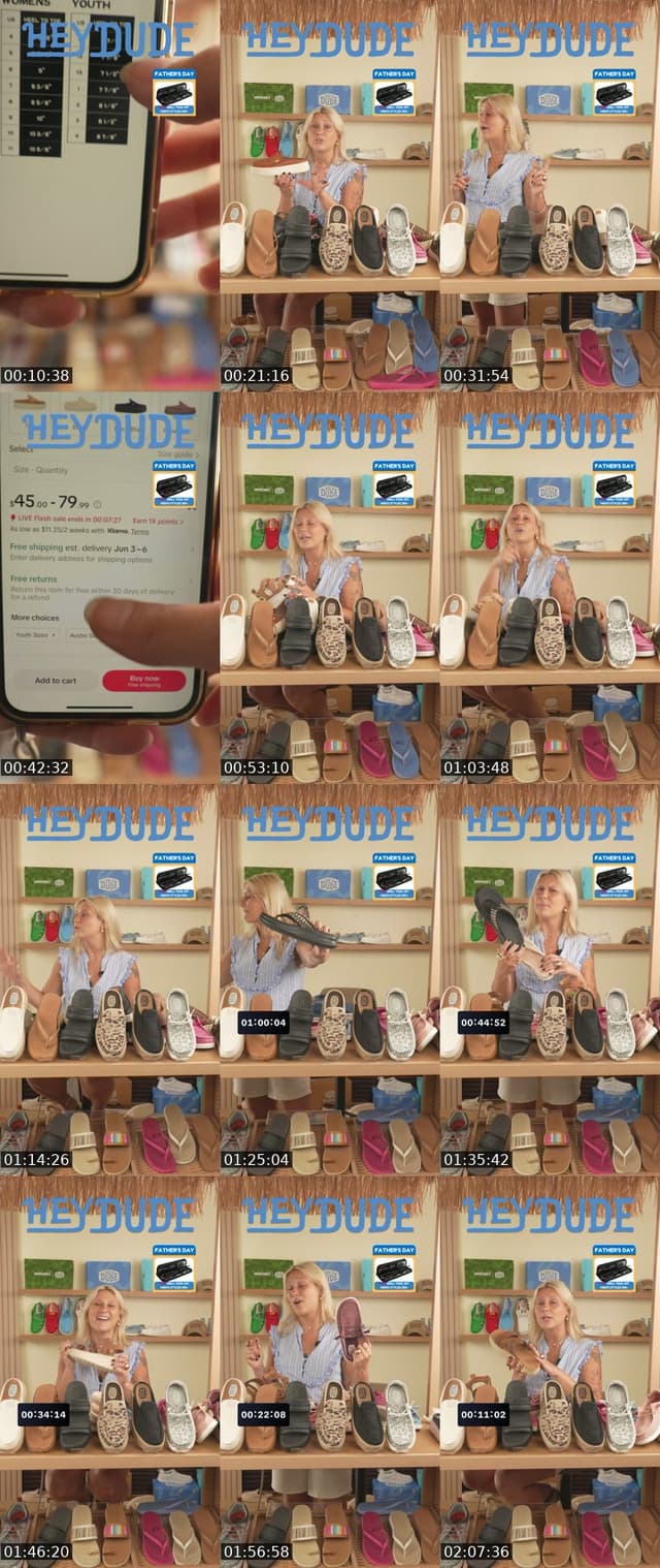 TikTok live: Heydude June Sale!!! by @heydudeshop_us