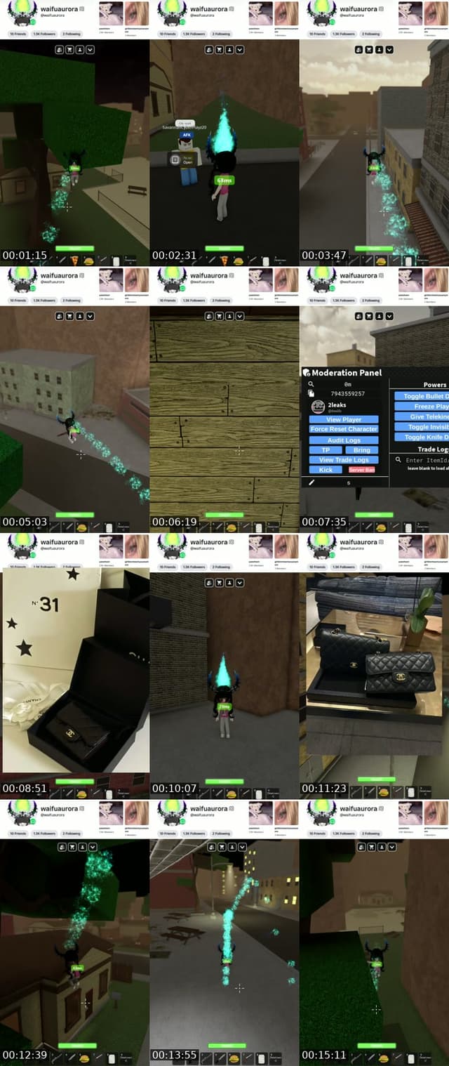 TikTok live: 18+ Roblox gaming by @au1roraii
