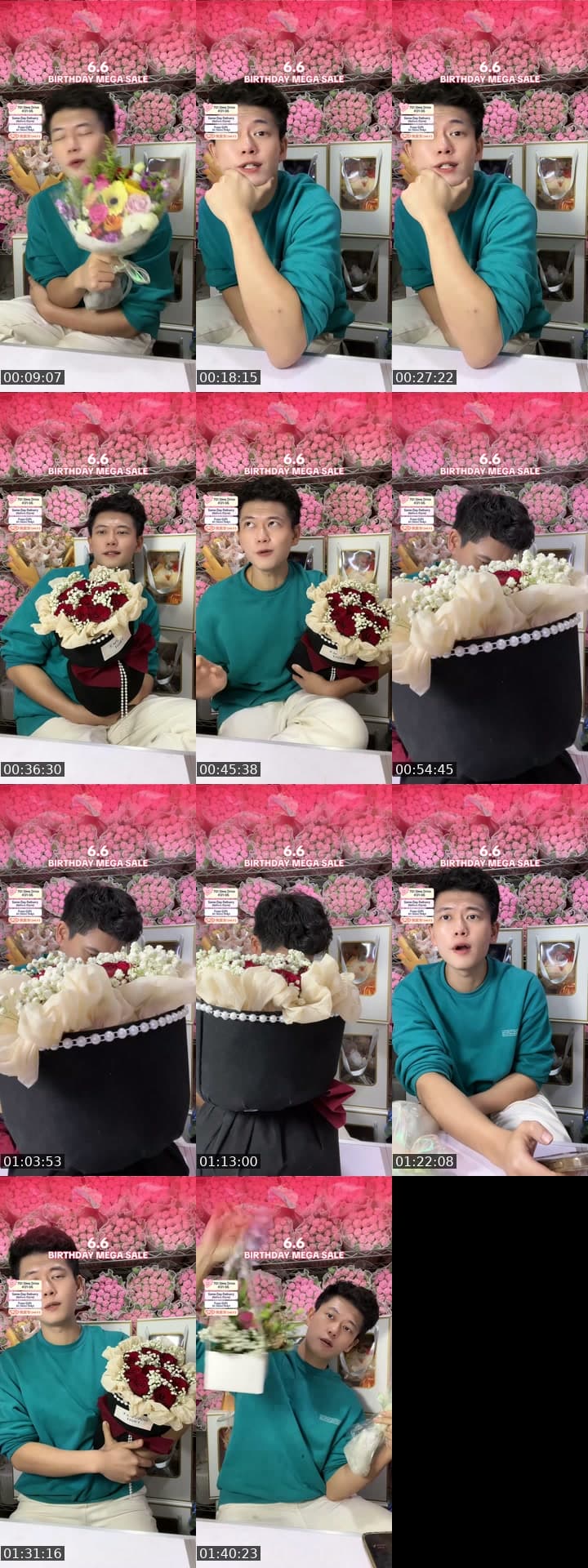 Live Sales Flower