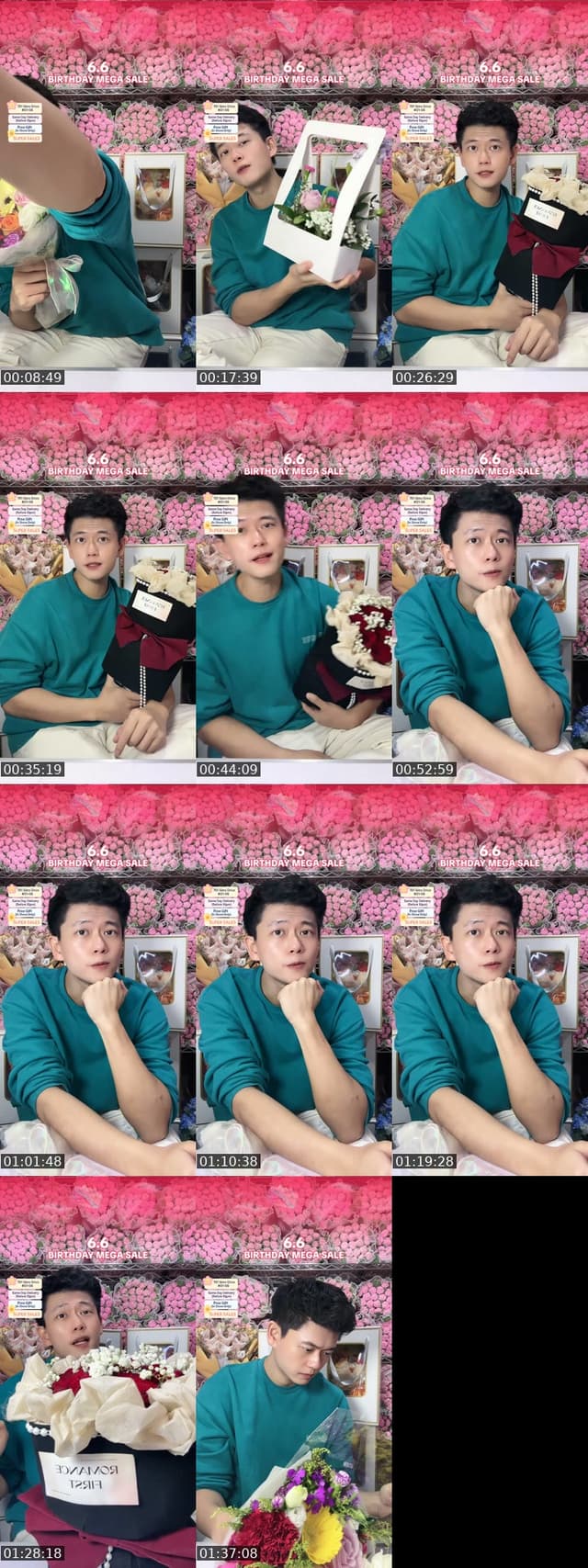 TikTok live: Flower Bouquet Sales by @flowersuppliersingapore