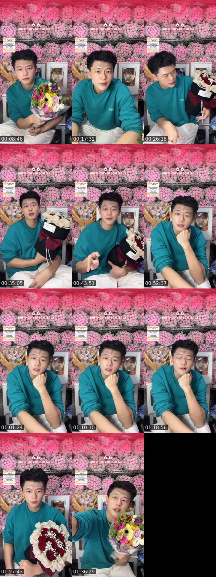 @flowersuppliersg TikTok live stream