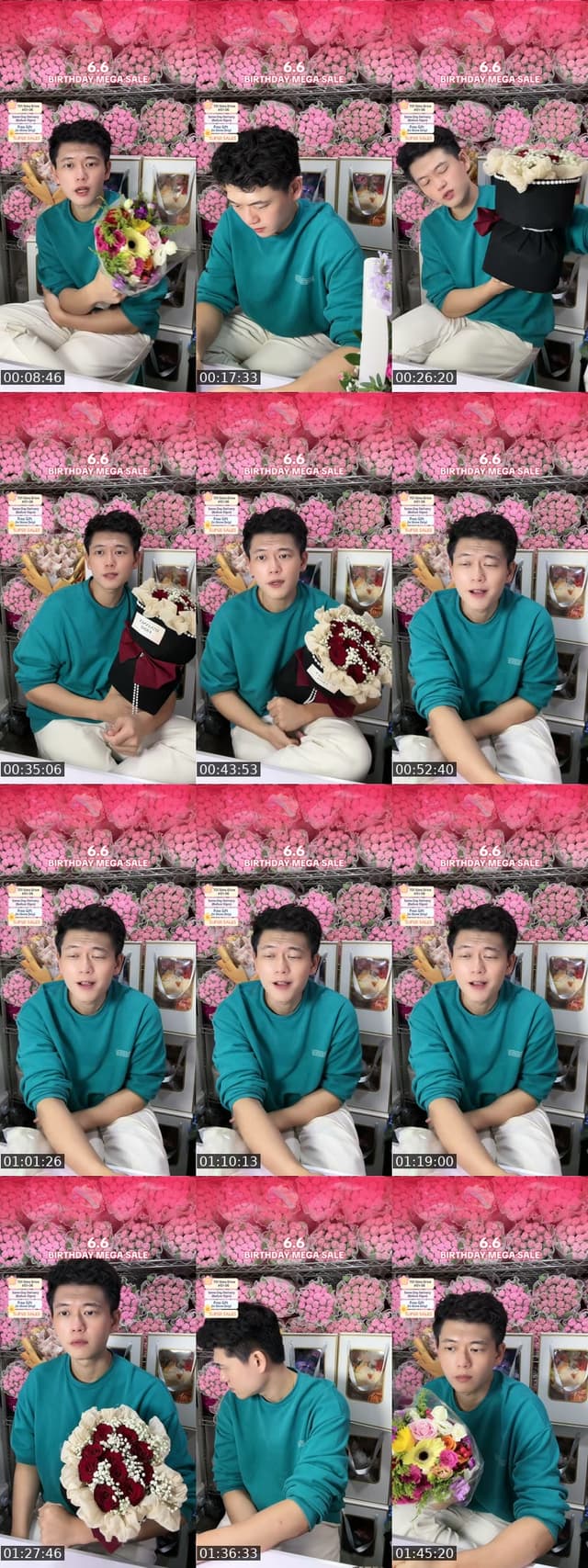 TikTok live: Mid Year Mega Sales by @singaporeflorist