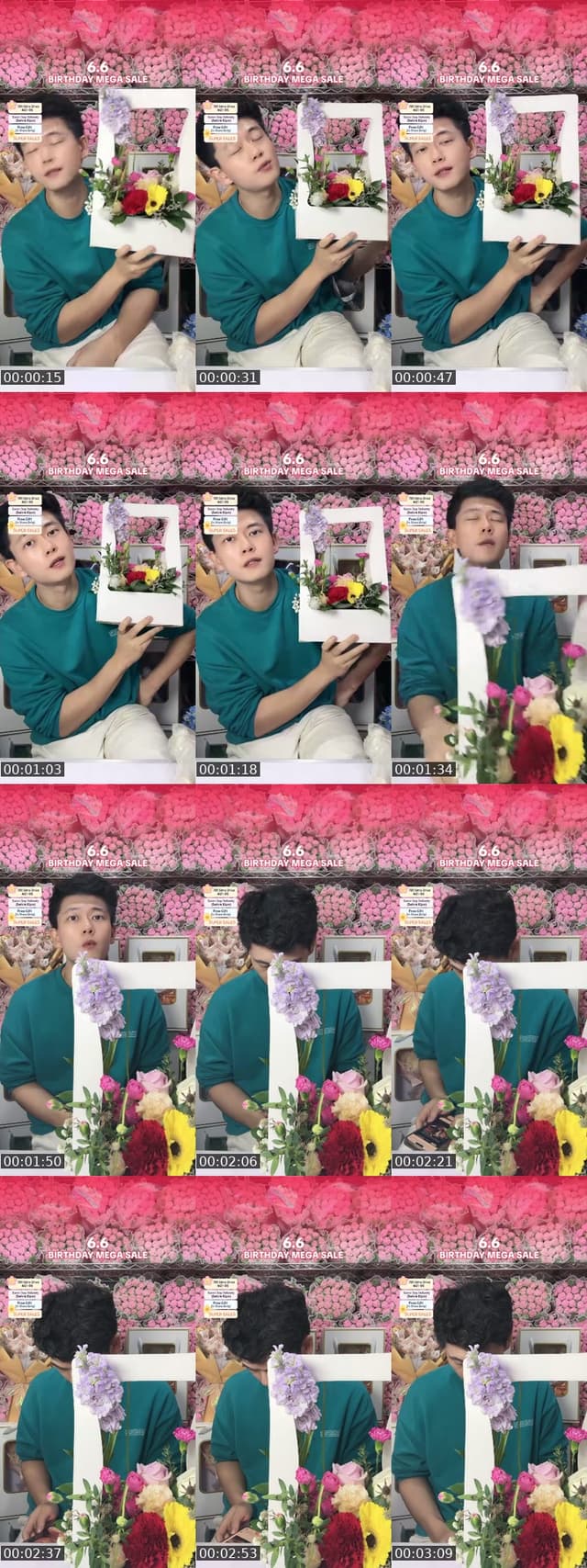 TikTok live: Flower Bouquet Sales by @flowersuppliersingapore