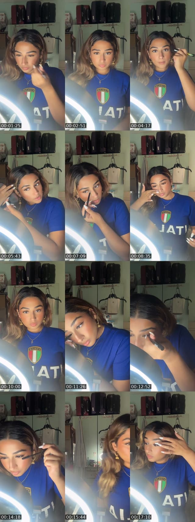 TikTok live: grwm by @goldglittertiger