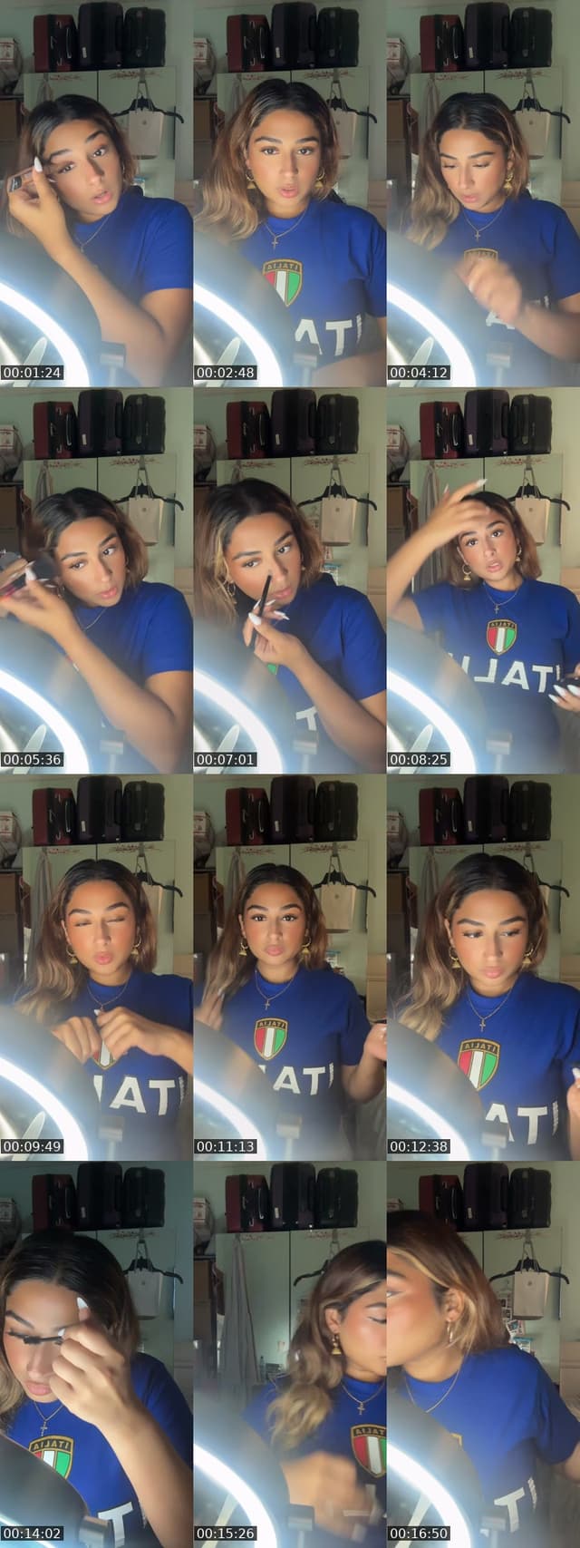 TikTok live: grwm by @goldglittertiger