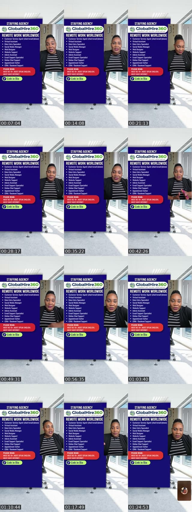 TikTok live: Remote Work from Anywhere by @globalhire360