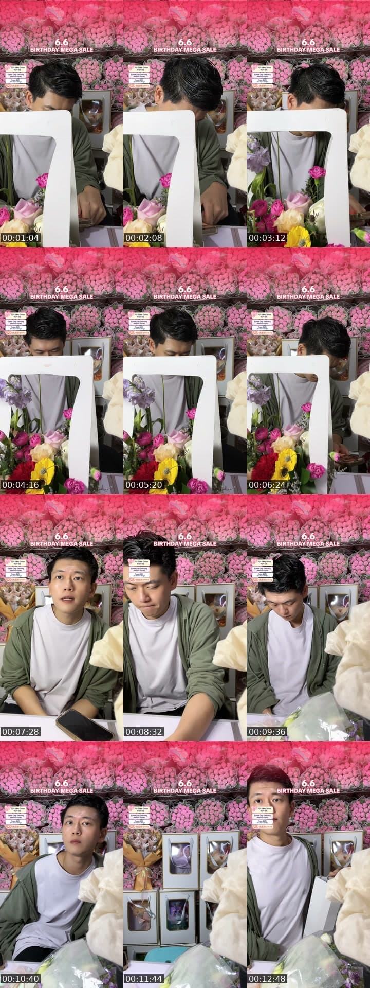Live Sales Flower