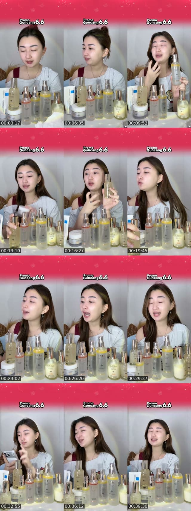 TikTok live: DISKON SKINCARE TURUN HARGAA by @vallene