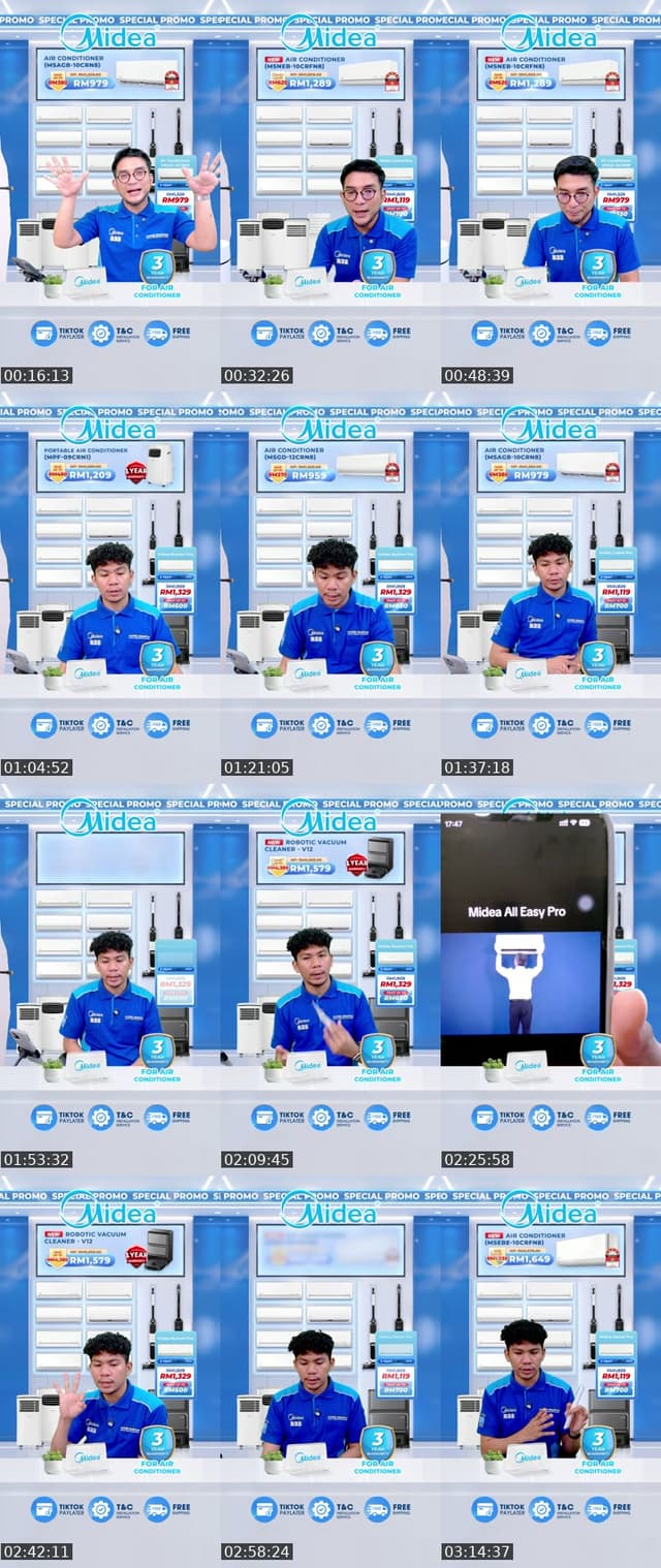 TikTok live: End Month Midea Sale by @midea_malaysia