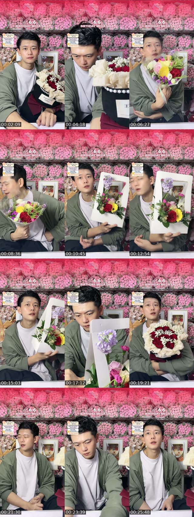 TikTok live: Flower Bouquet Sales by @flowersuppliersingapore