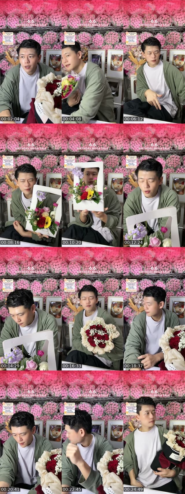 TikTok live: Mid Year Mega Sales by @singaporeflorist