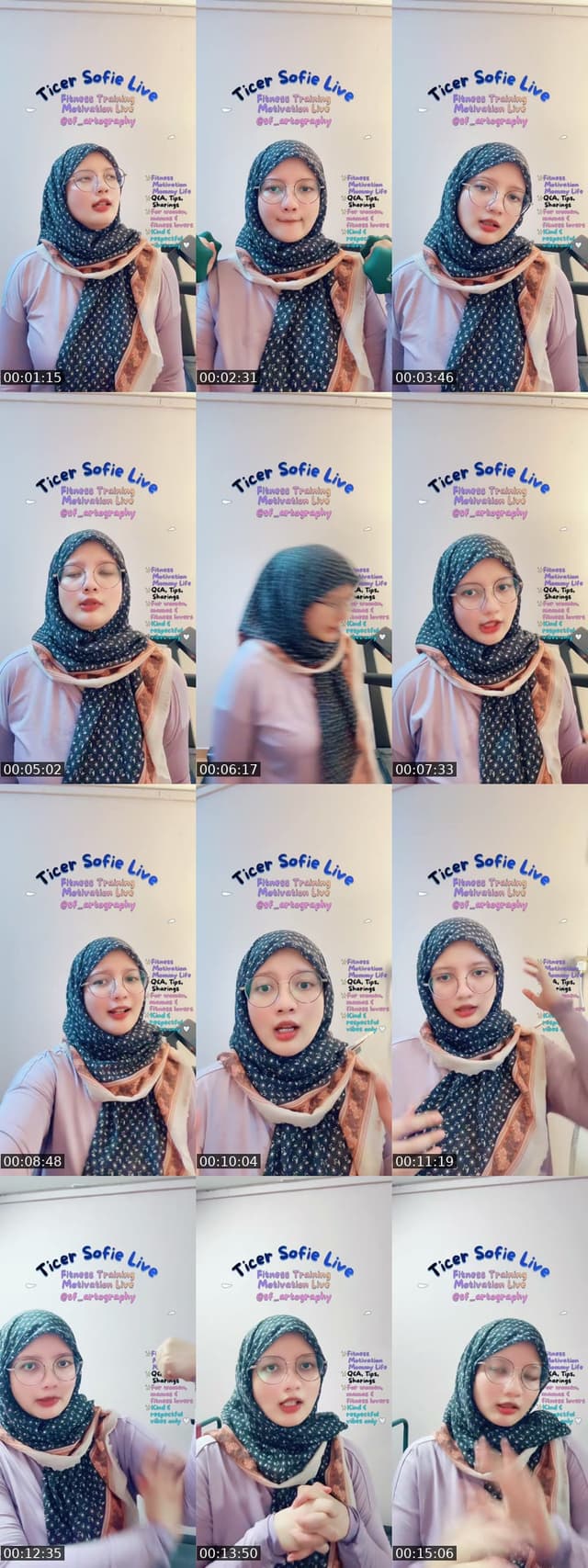 TikTok live: Fitness Live: Hello 😊💪 by @sf_artography