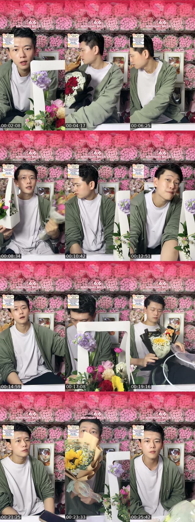 TikTok live: Flower Bouquet Sales by @flowersuppliersingapore