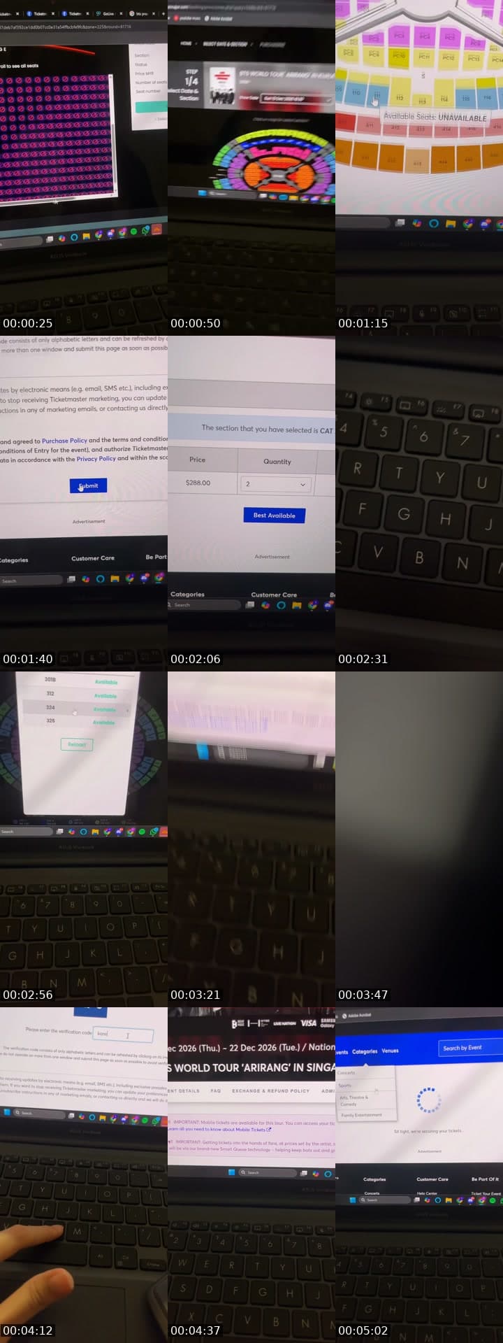 bts ticket war