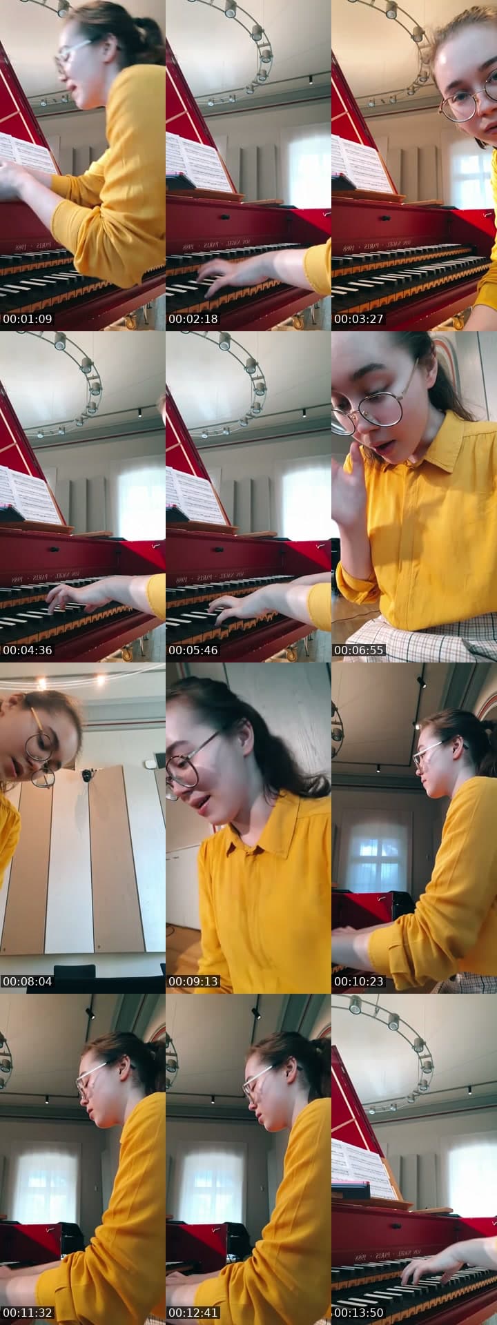 Harpsichord practice