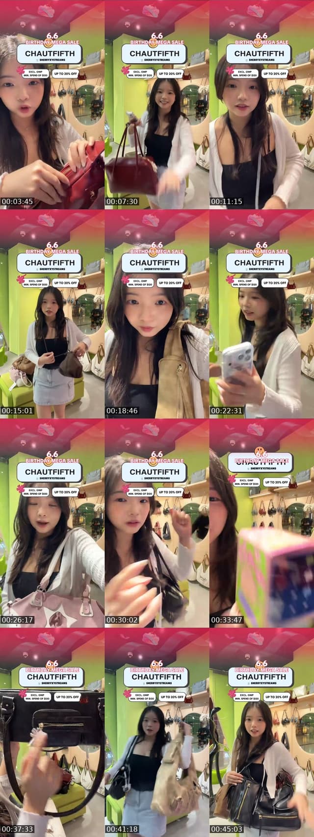 TikTok live: 6.6 deals!! by @sherryxy