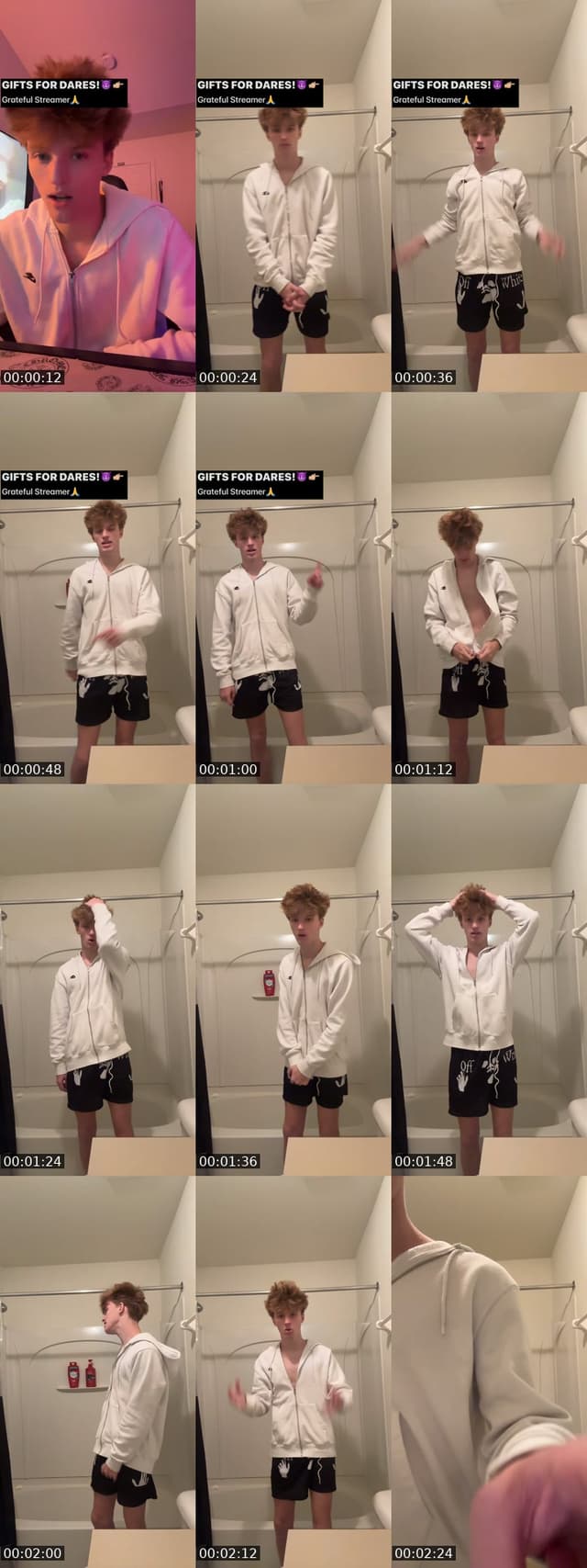 TikTok live: CHECK GIFT LIST!! by @flxntildeath
